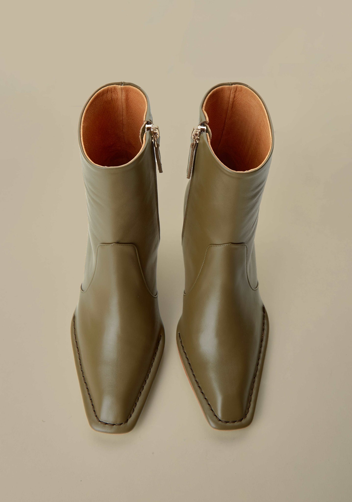 Calais Ankle Boots_olivegreen