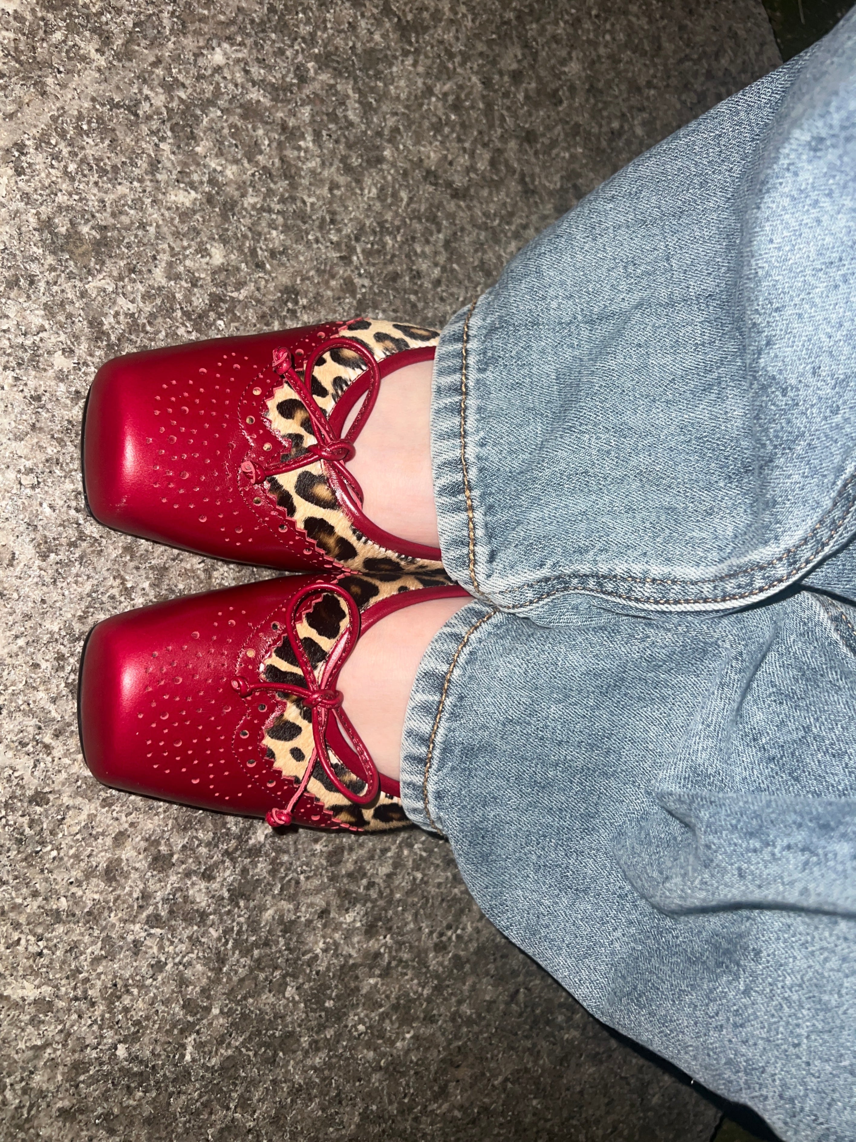 Classic Romantic Ballerina Flat Shoes: 'Minnet' Leopard – Je la