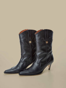 Rennes Cowboy Boots_black