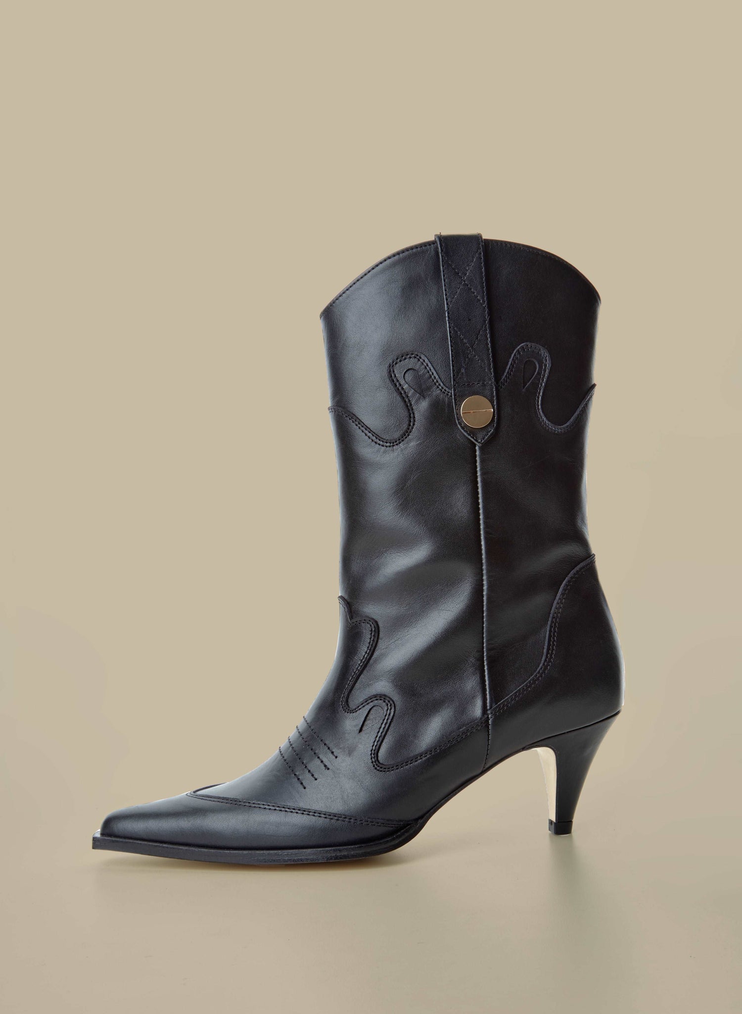 Rennes Cowboy Boots_black