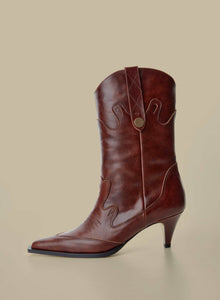 Rennes Cowboy Boots_brown